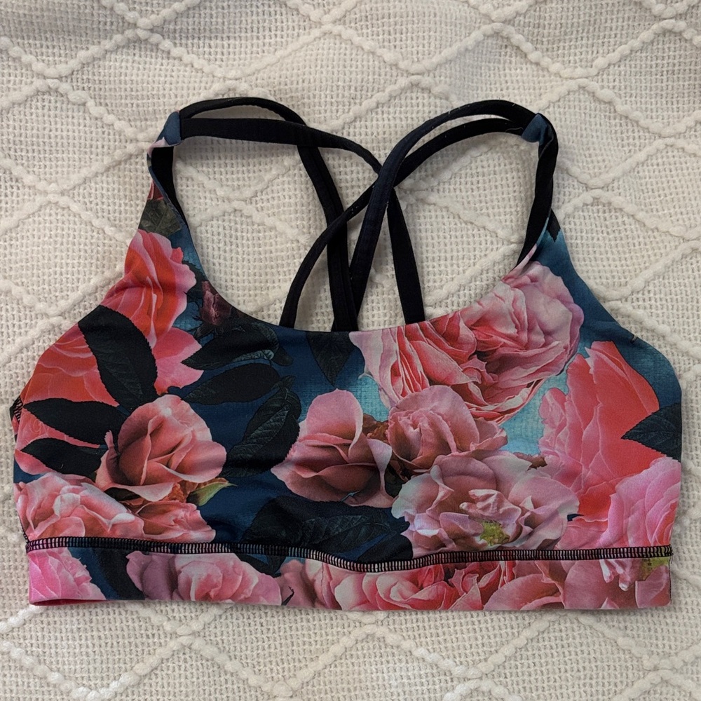 Floral Women's Sports Bra- Lululemon